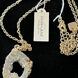 Park Lane Natural gemstone cut necklace - long